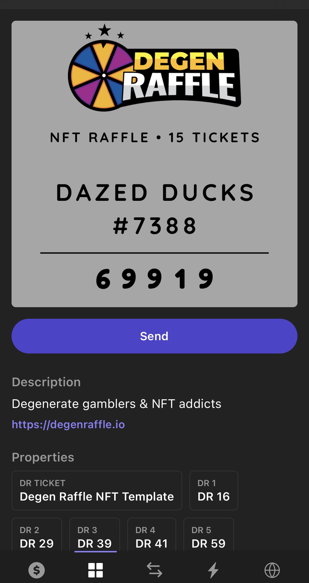 Degen Raffle Overview